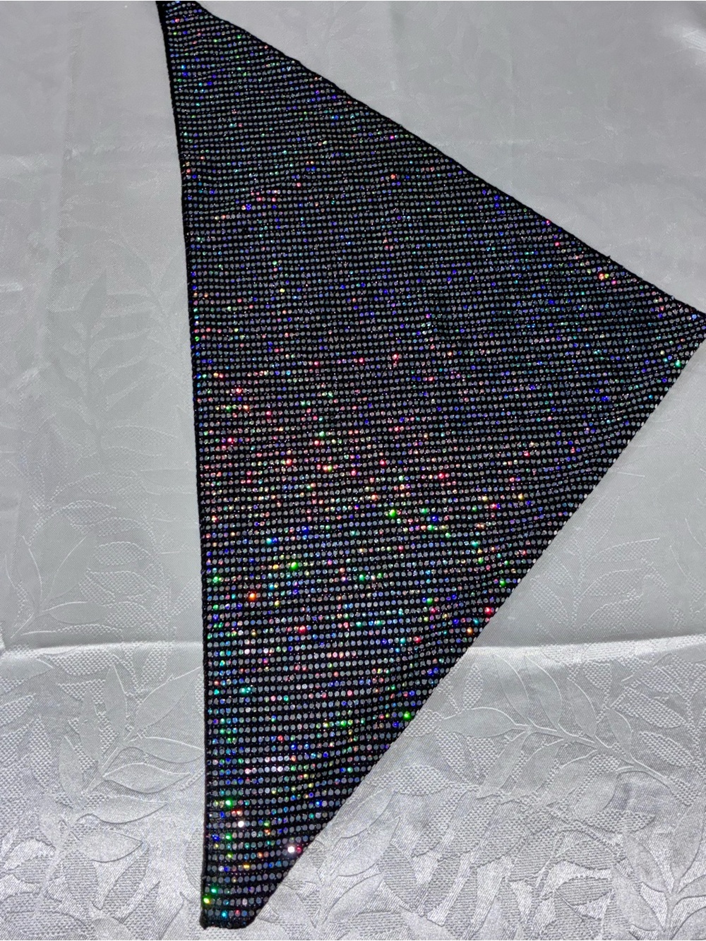 Black Holographic Bandana - Picture 1 of 4